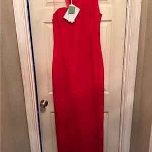 Stella McCartney Red Sleeveless Maxi Dress